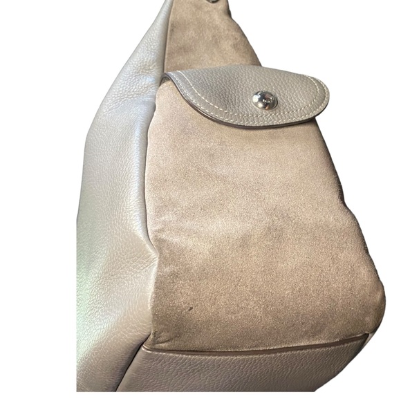 COACH c1522 Pennie Gray Pebbled Leather Shoulder bag  Large Handbag - Picture 10 of 14